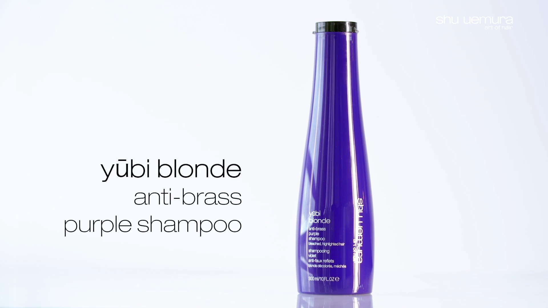 Y Bi Blonde Anti Brass Purple Shampoo For Blonde Hair Shu Uemura